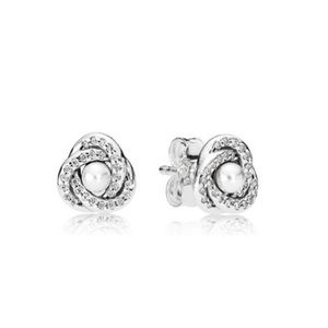 Pandora Luminous Love Knot Earrings